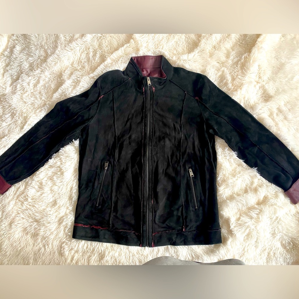 🆕 BNWOT Maceoo Suede and Lambskin leather Jacket